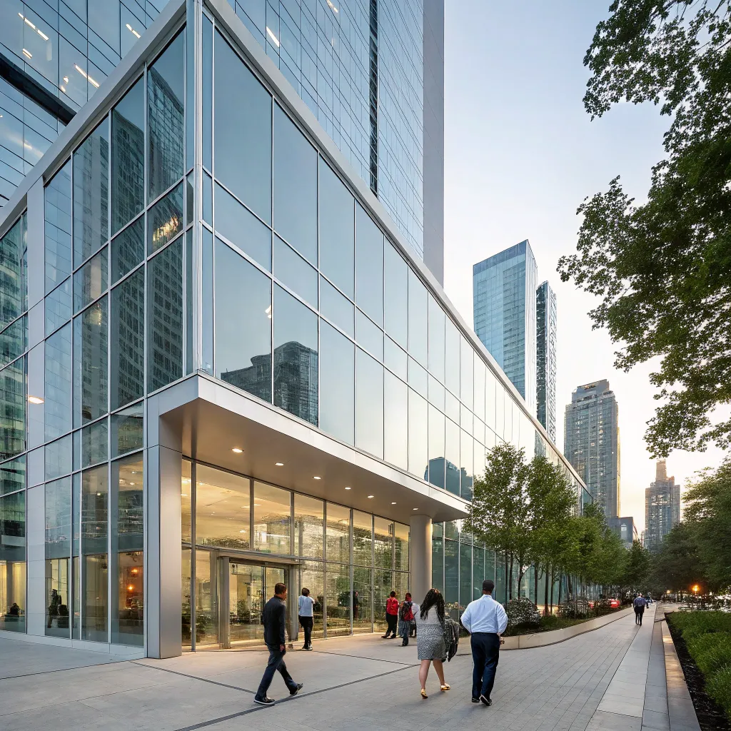 Modern office building